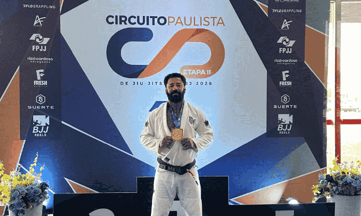 Atleta de Franco da Rocha, Danilo Pacheco garante 1º lugar no Circuito Paulista de Jiu-jitsu