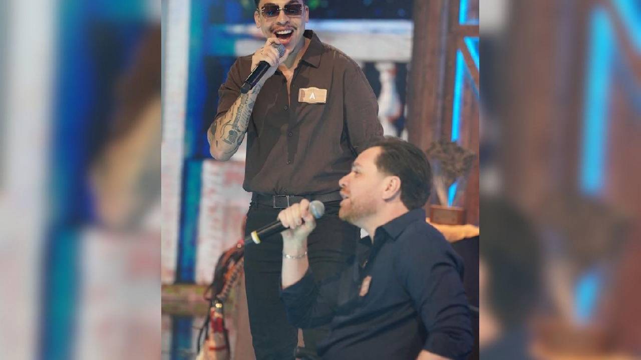 Cantor franco-rochense, Zevedo brilha no novo reality do Caldeirão com Mion