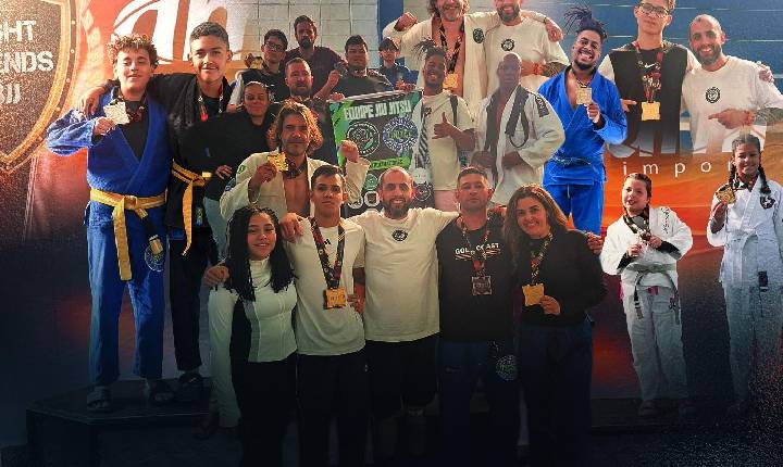 CT Combate, escola de Jiu-jitsu de Caieiras, conquista 25 medalhas no Fight Friends BJJ em Mairiporã