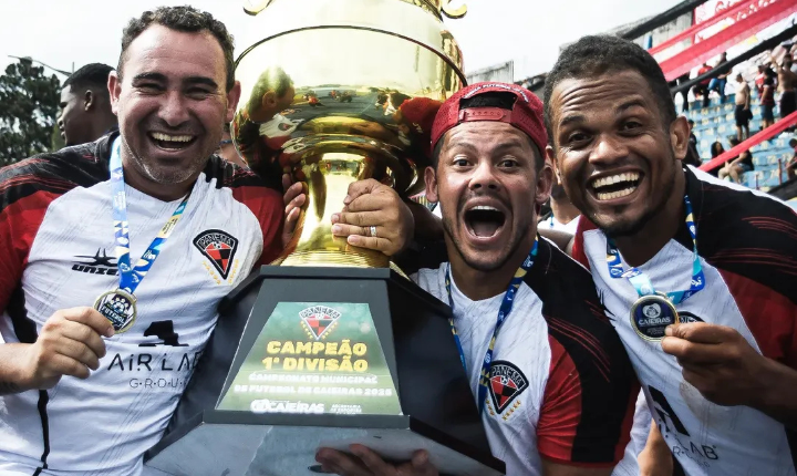 Em final de três divisões, futebol municipal de Caieiras coroa seus campeões