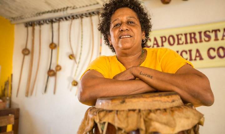 Grupo de capoeira Felipas recebe visita de Mestra Janja, figura importante na cultura afro-brasileira