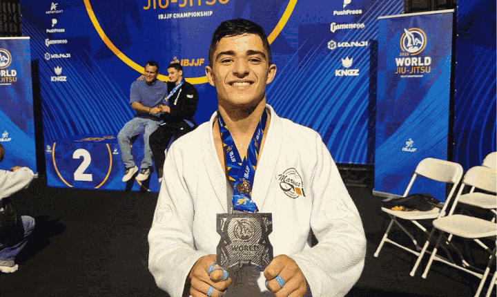 Morador de Caieiras, Guilherme Marques, busca apoio para seguir representando o país em campeonatos internacionais de Jiu-Jitsu