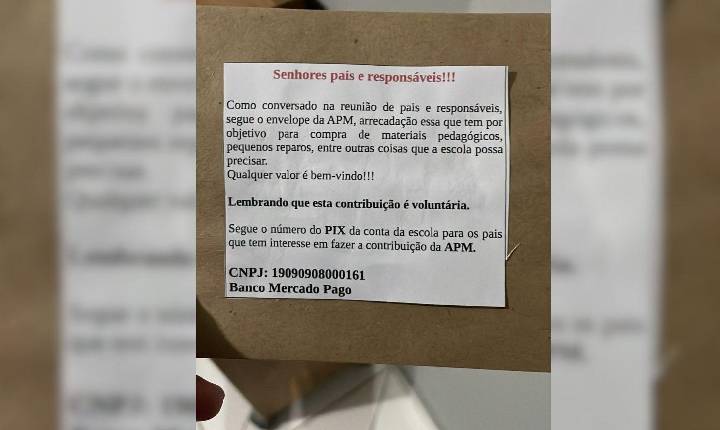 Pais se revoltam com pedido de 