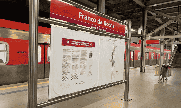 Passageiros reclamam de escada rolante parada há mais de 10 dias na estação Franco da Rocha; TIC Trens se pronuncia sobre o assunto