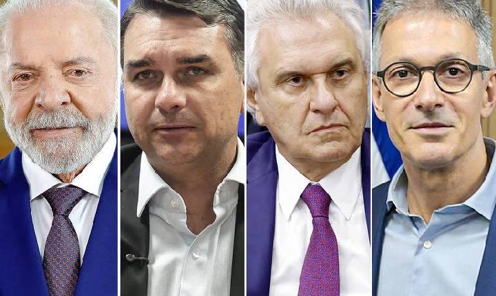 Pesquisa Datafolha: Lula perde vantagem e empata com Flávio, Caiado e Zema no 2º turno