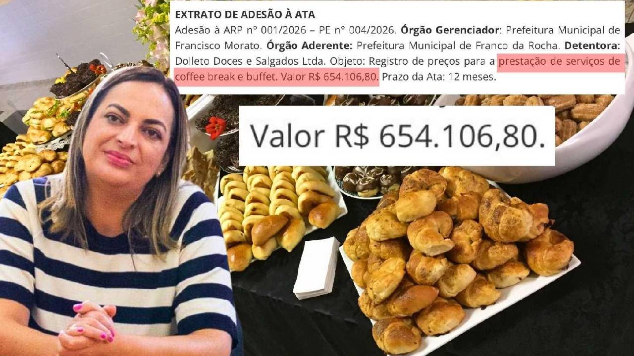 Prefeita Lorena reserva mais de R$ 650 mil para petiscos e café em meio a pedido de empréstimo milionário