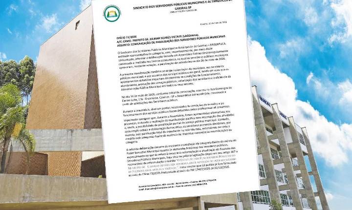 Servidores municipais de Caieiras aprovam greve total para o dia 26 de maio