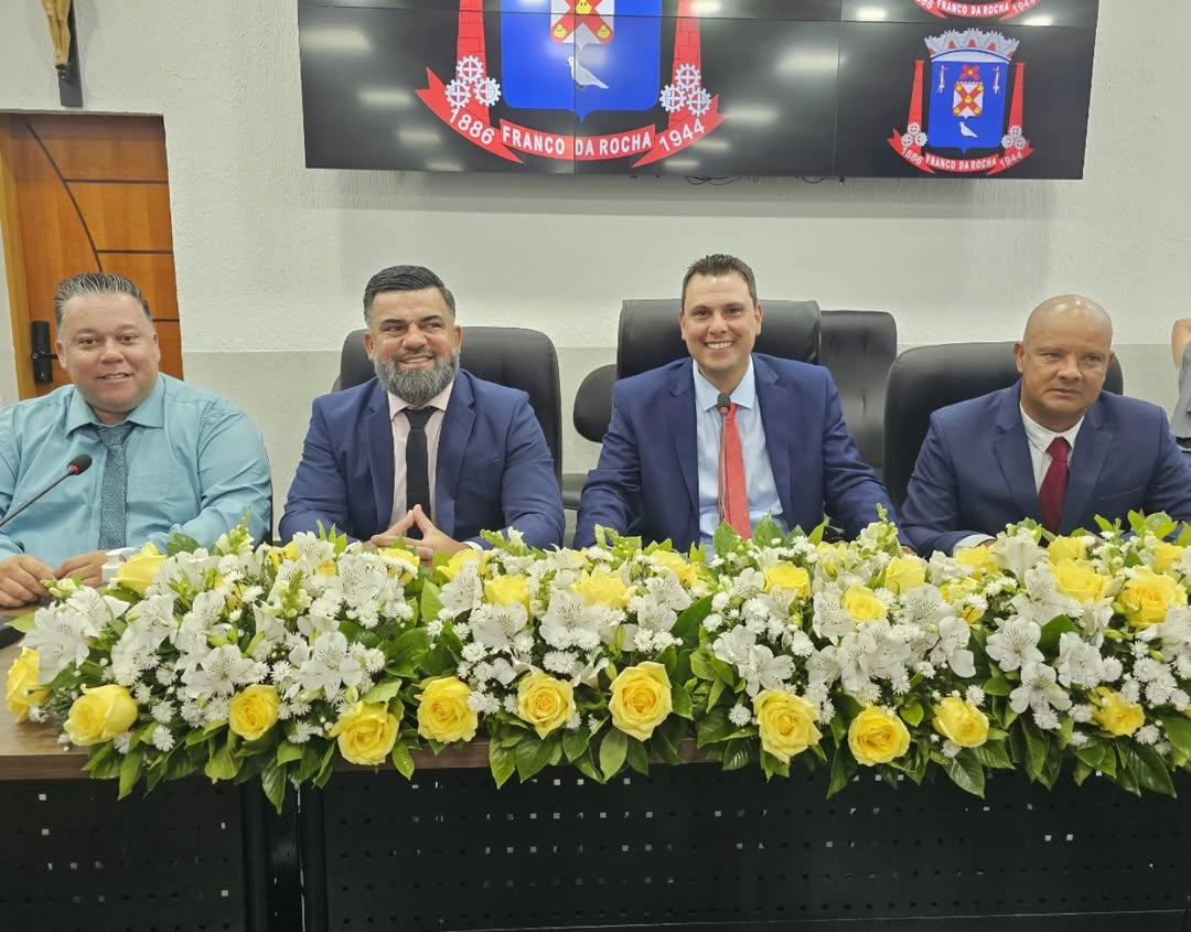 Thiago Seixas (Republicanos) é o novo presidente da Câmara de Franco da Rocha