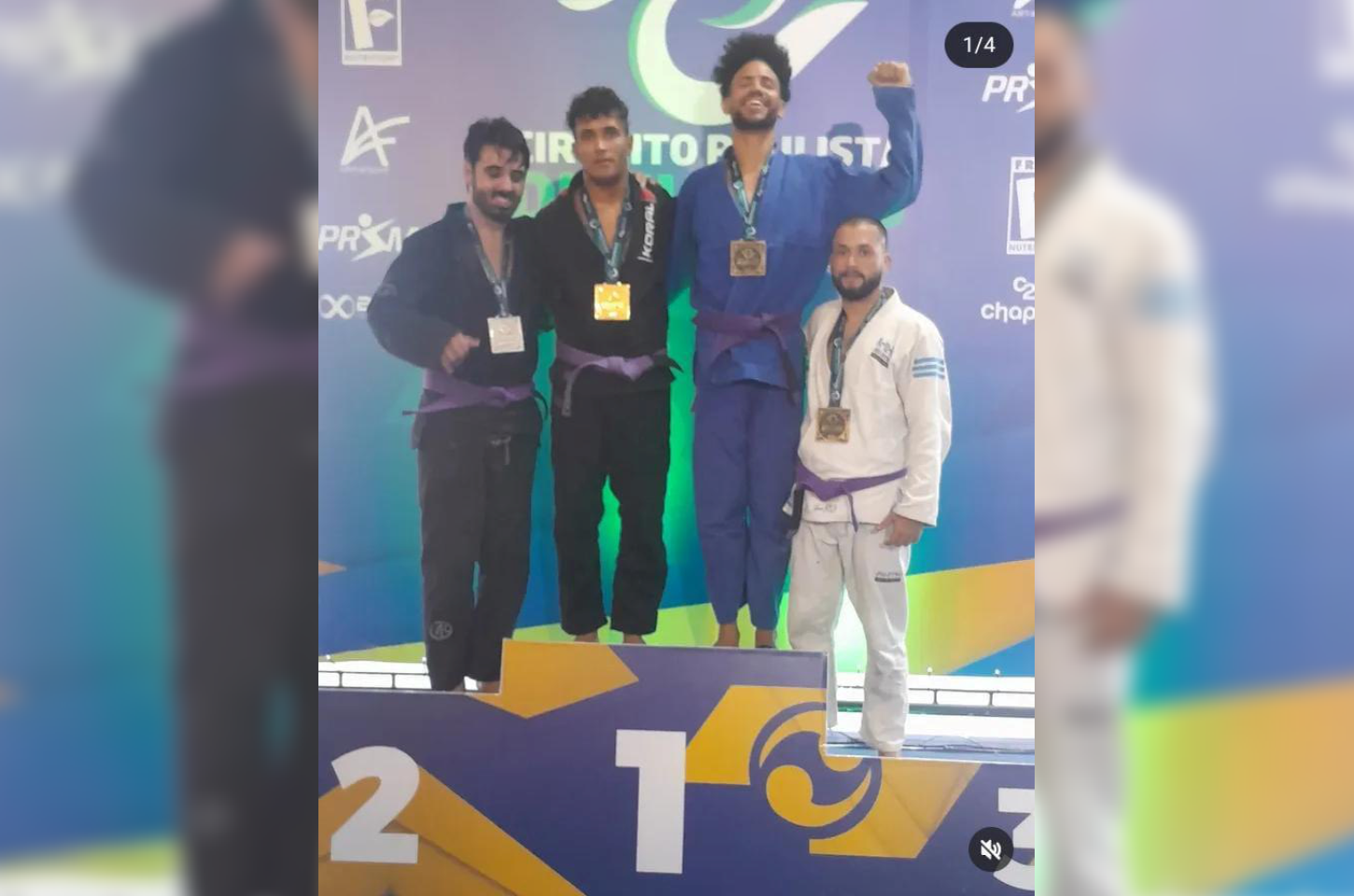 Caieirense Isac Andrade é campeão no 1° Circuito Paulista de Jiu-Jitsu