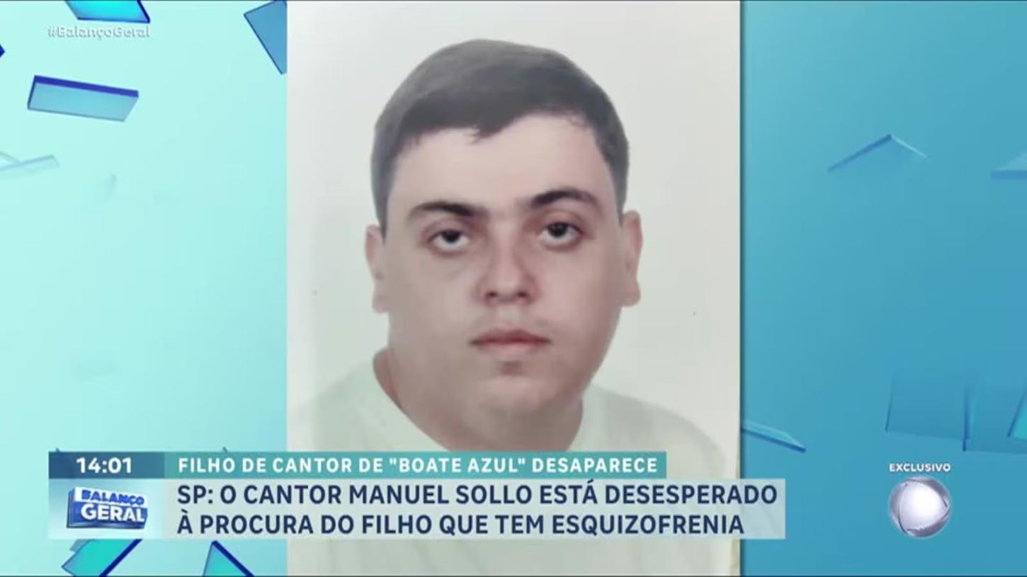 Filho do cantor Manuel Sollo desaparece em Franco da Rocha; família pede ajuda