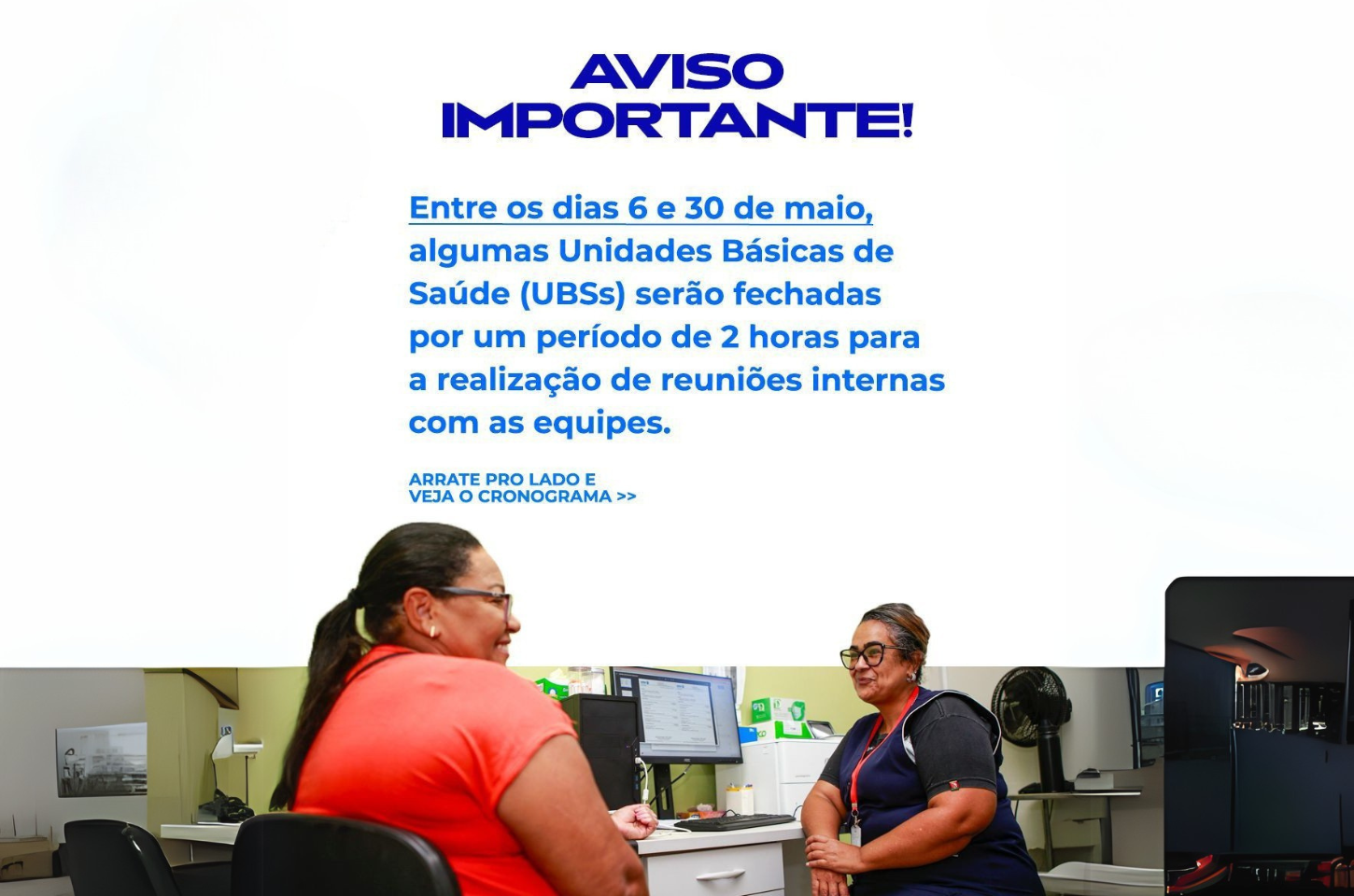 Em meio a críticas à Saúde, Prefeitura fecha UBS´s em horário de atendimento para reuniões