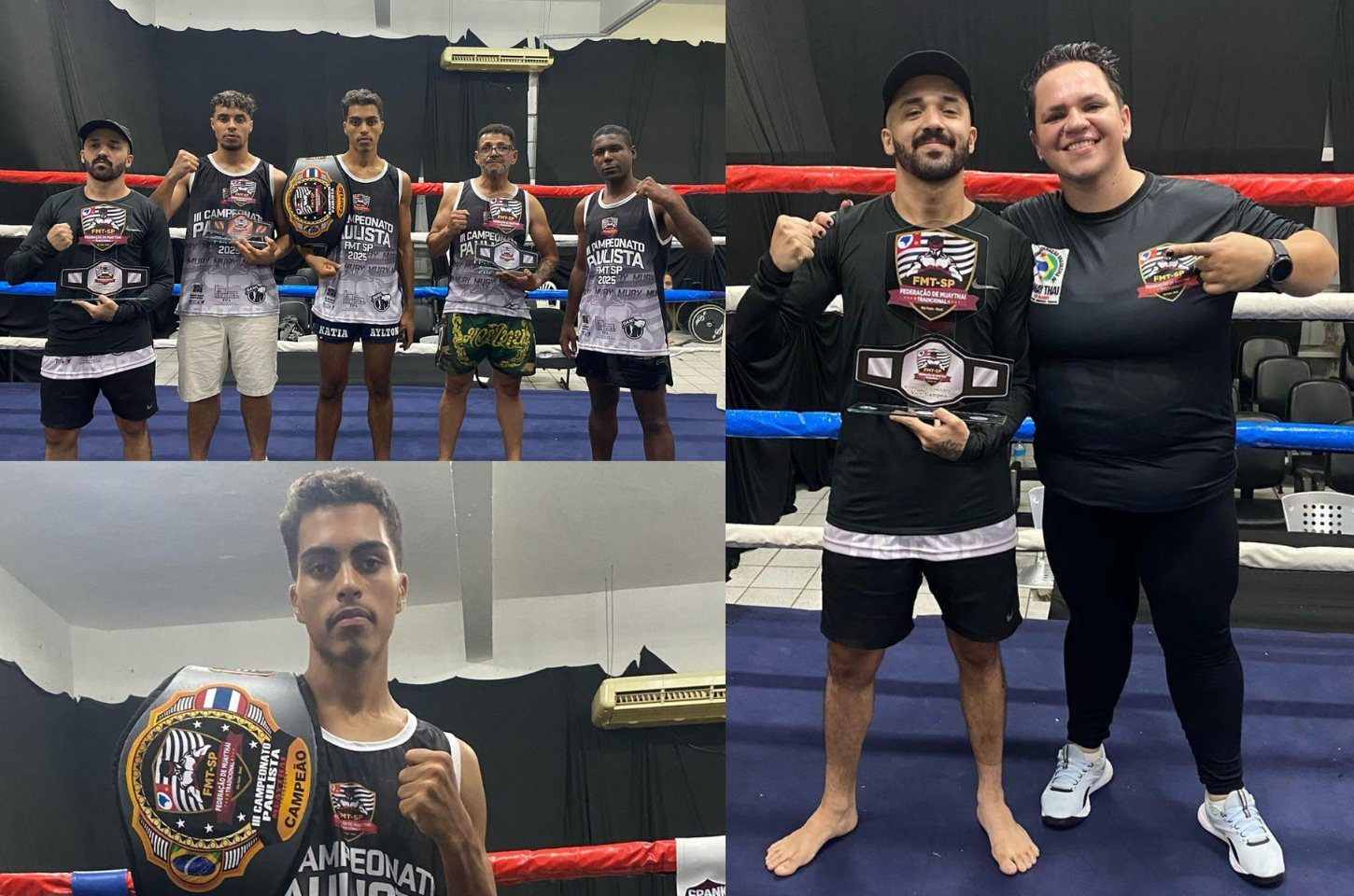 Muay Thai de Francisco Morato brilha no Campeonato Paulista e garante vagas no Brasileiro