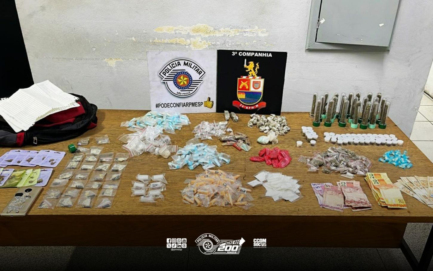 PM prende traficante de drogas durante operação em Cajamar