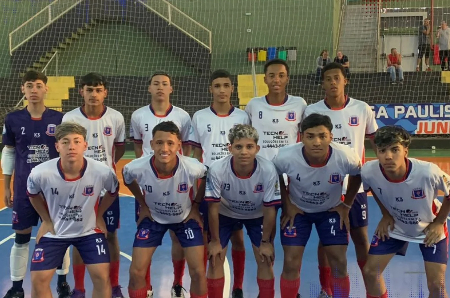 Sub-17 de Franco da Rocha avança às quartas da Copa Paulista de Futsal em jogo de virada espetacular