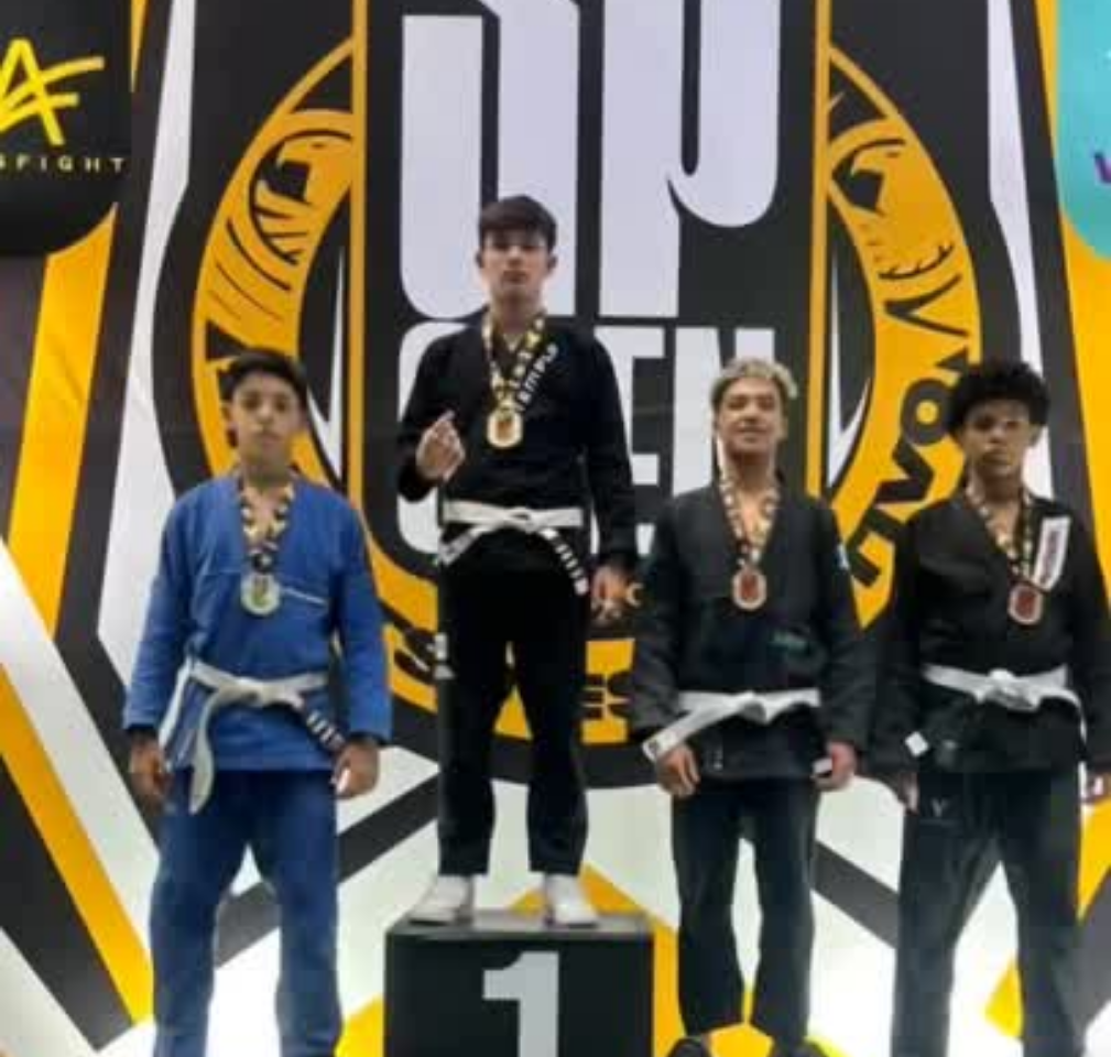 Atleta de Caieiras conquista ouro no SP Open International de Jiu-Jitsu