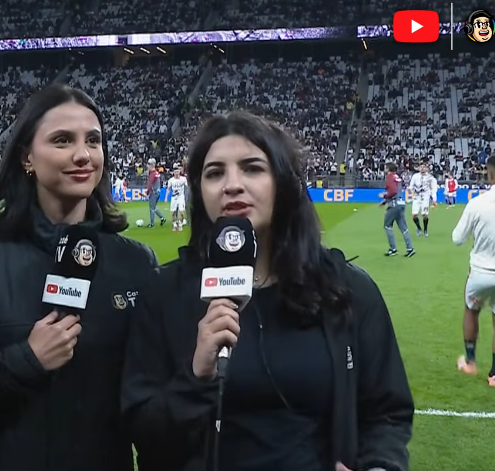 Ellen da Fiel, criadora de conteúdo corintiana, estreia na Cazé TV em transmissão do Majestoso