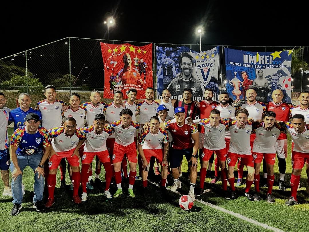 Equipe e comissão técnica no municipal de Franco da Rocha