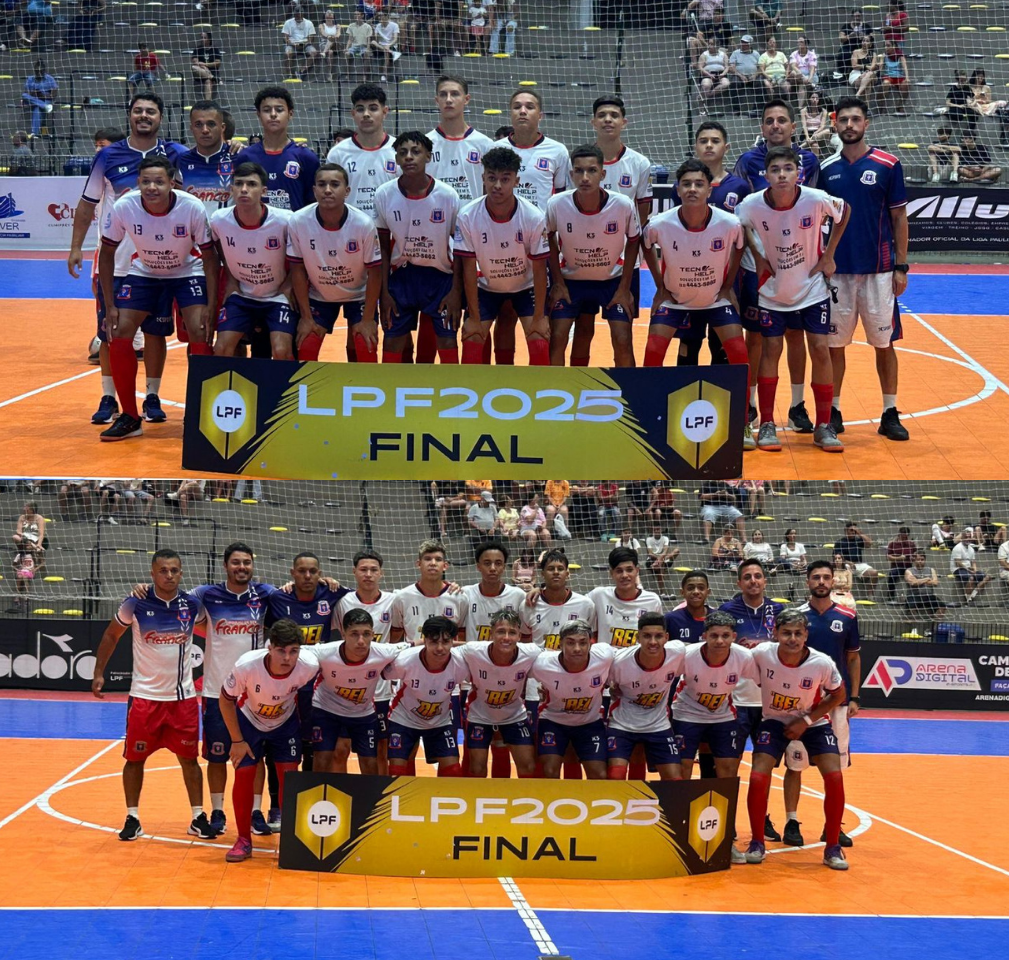 Franco da Rocha Futsal é vice-campeão da Liga Paulista nas categorias Sub-15 e Sub-17