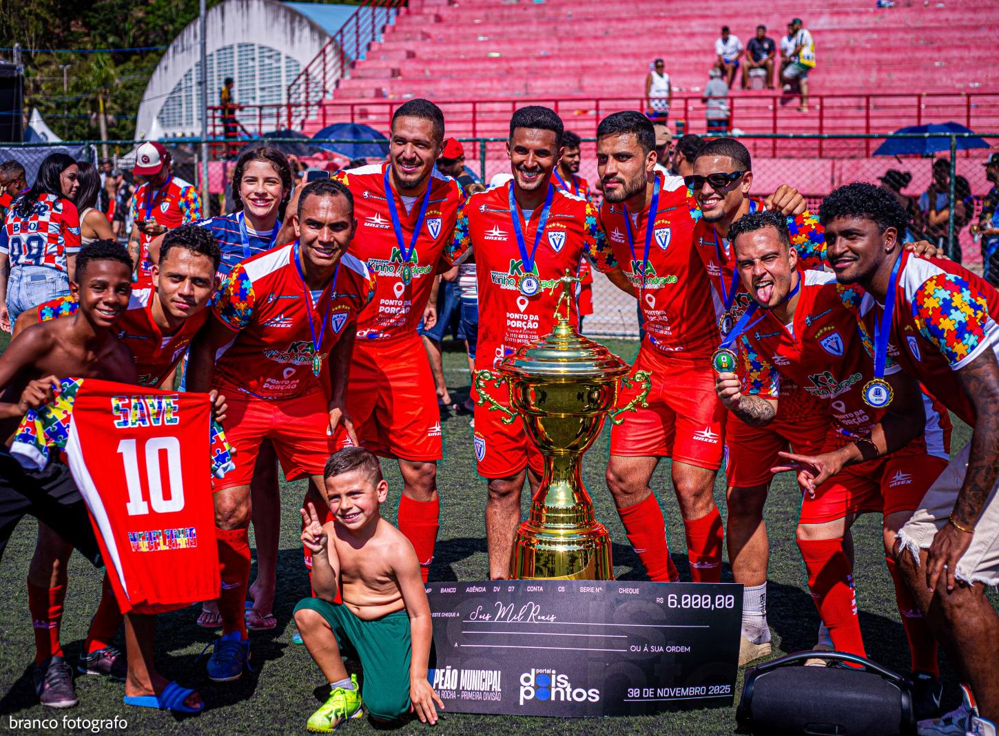 Save é campeã da primeira divisão do municipal de Franco da Rocha 2025