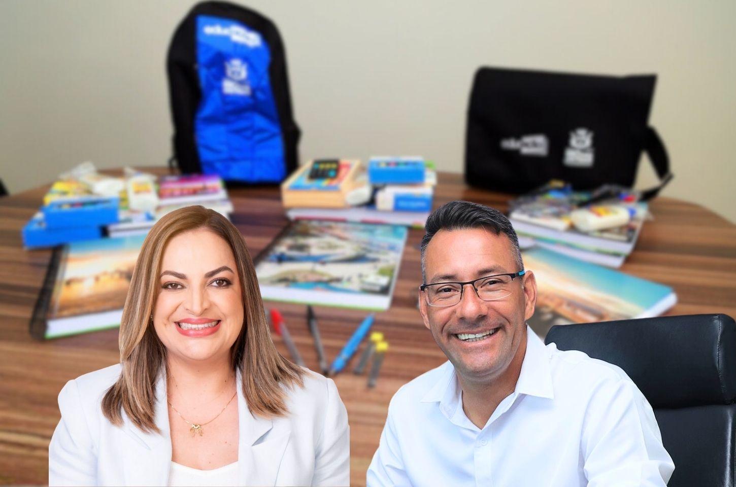 Diferente de Franco da Rocha, Prefeitura de Caieiras entrega material escolar no primeiro dia de aula