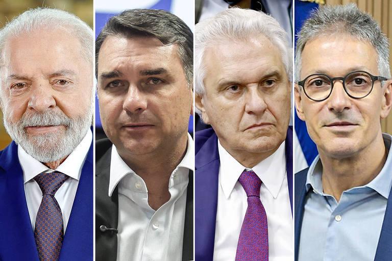 Pesquisa Datafolha: Lula perde vantagem e empata com Flávio, Caiado e Zema no 2º turno