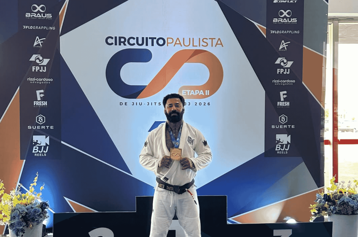 Atleta de Franco da Rocha, Danilo Pacheco garante 1º lugar no Circuito Paulista de Jiu-jitsu