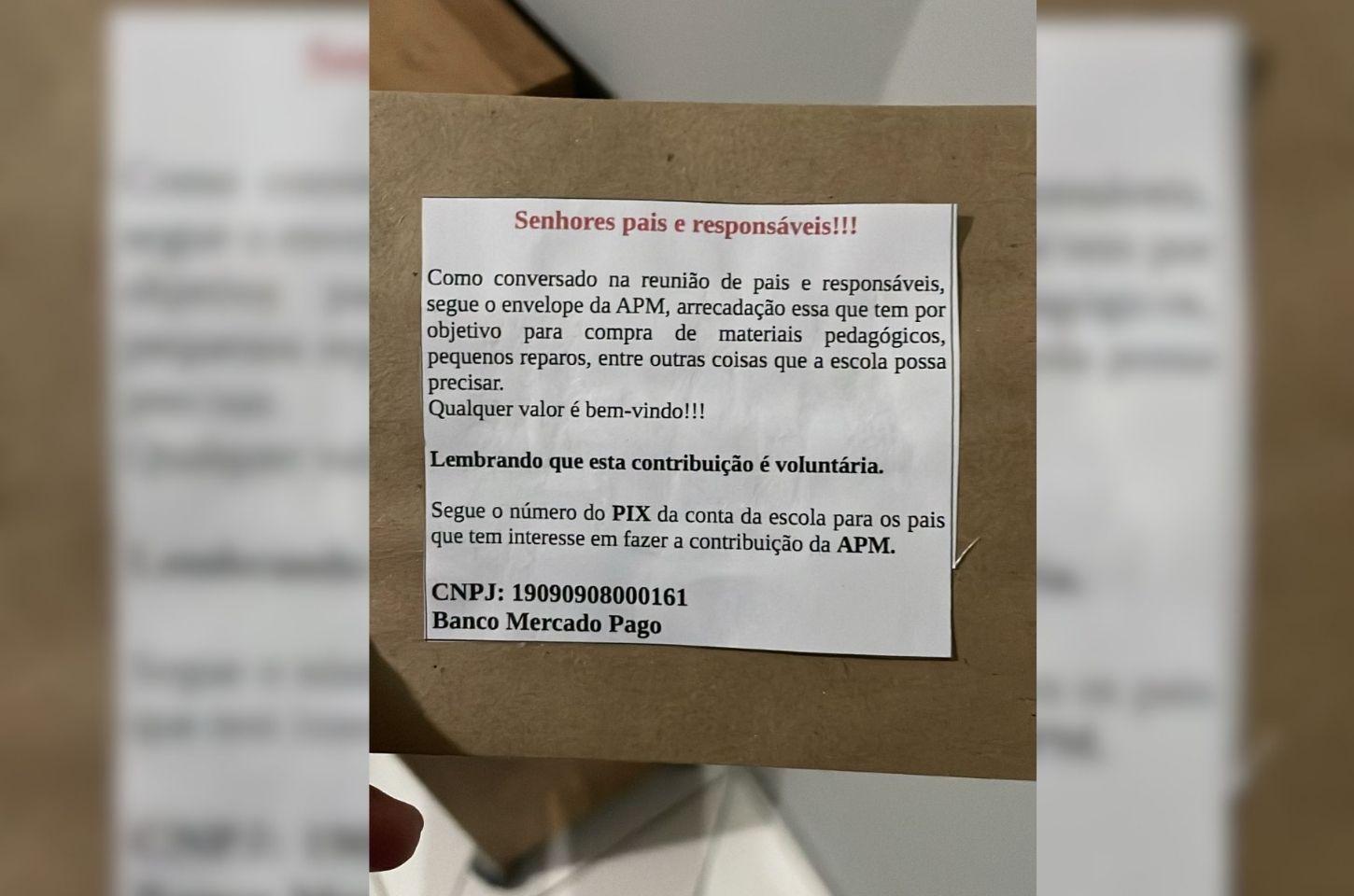 Pais se revoltam com pedido de 