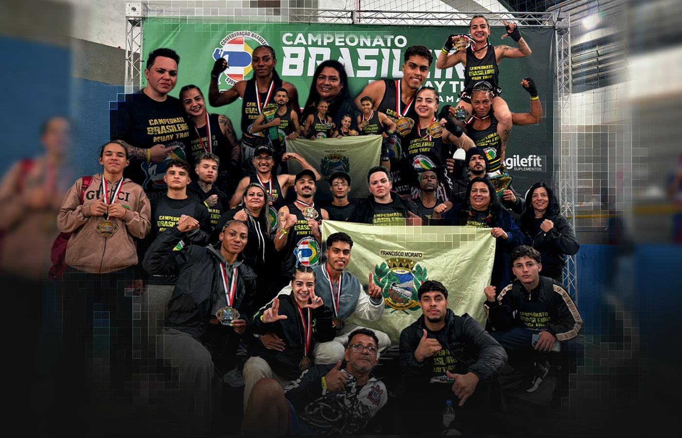 Representando Francisco Morato, a Equipe Tropa da Lais conquista 7 pódios no campeonato brasileiro de Muay thai