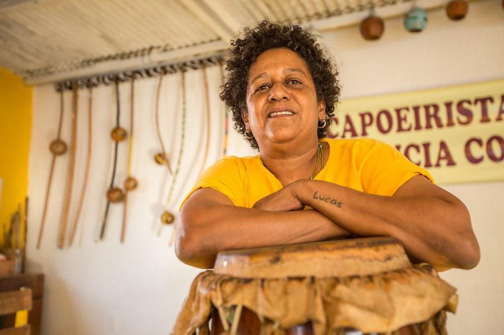 Grupo de capoeira Felipas recebe visita de Mestra Janja, figura importante na cultura afro-brasileira