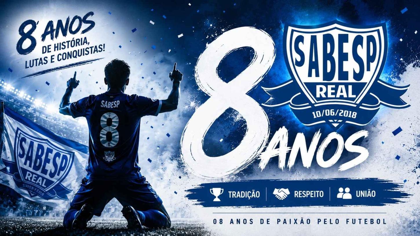 Real Sabesp celebra 8 anos de história e se consolida na elite da várzea em Franco da Rocha