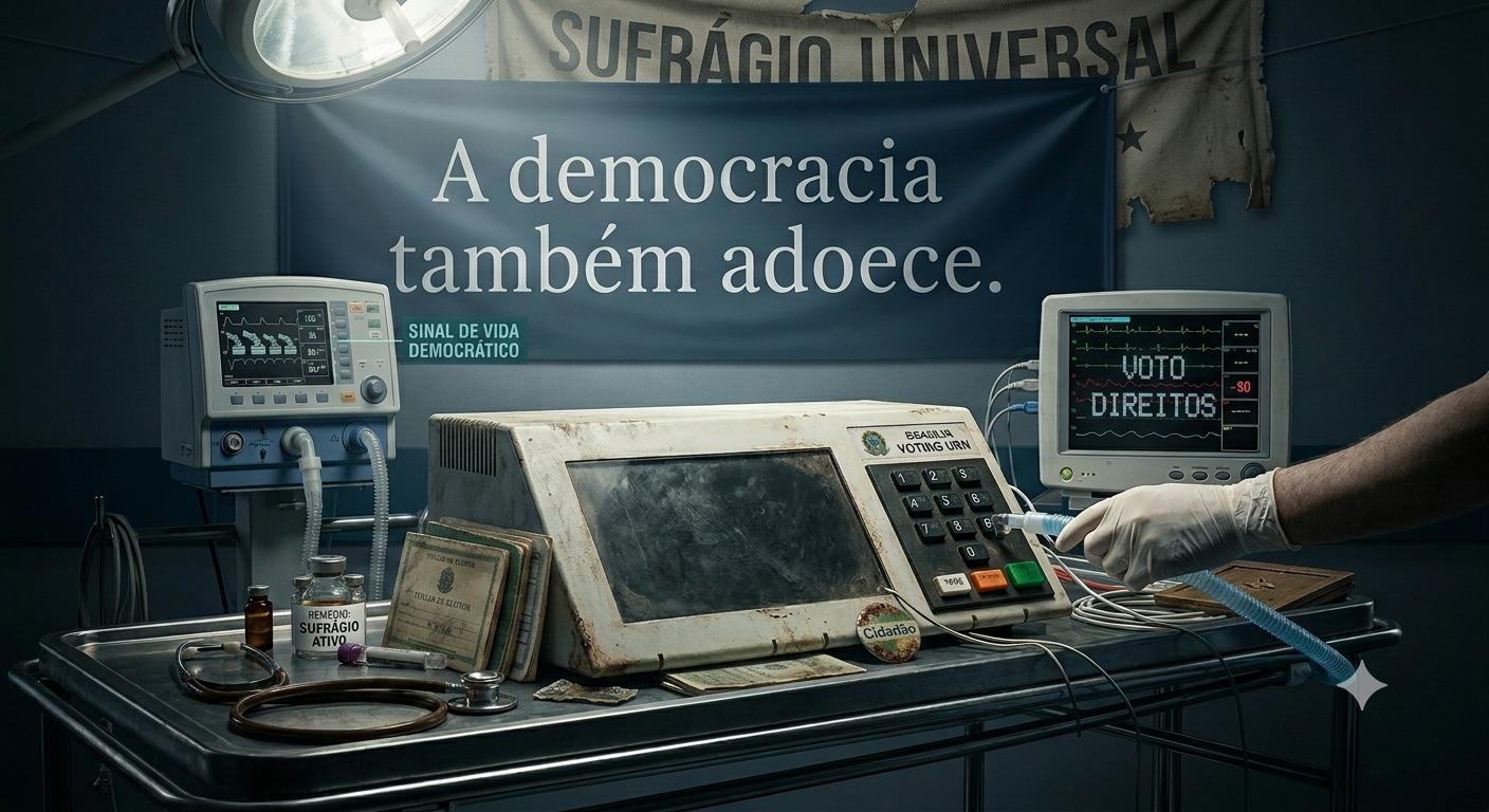 A democracia também adoece.