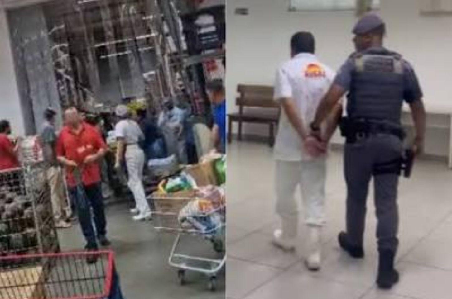 Açougueiro é preso após atacar colegas com faca em supermercado de Jundiaí