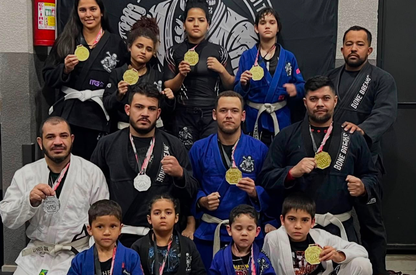 Equipe Bone Breaks de Franco da Rocha, se destaca na 4ª edição do Impactos Fight