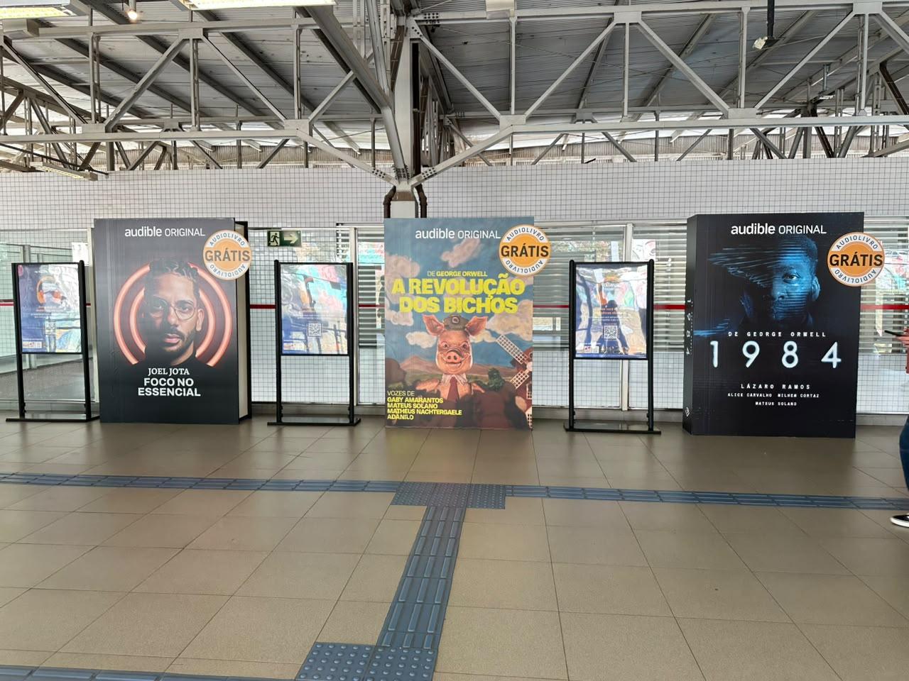 Estações de Franco da Rocha e Francisco Morato recebem novos audiolivros gratuitos