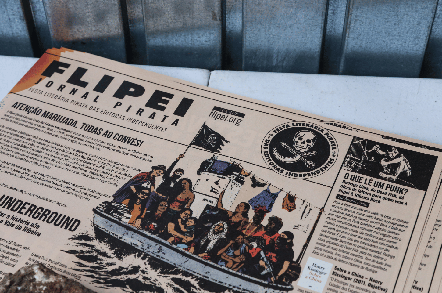 Grupo Contadores de Mentira recebe Estaleiro Pirata da Flipei no próximo domingo (30)