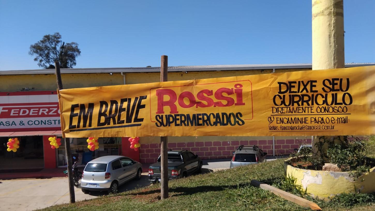 Supermercado Rossi que será aberto em Franco da Rocha divulga oportunidades de emprego