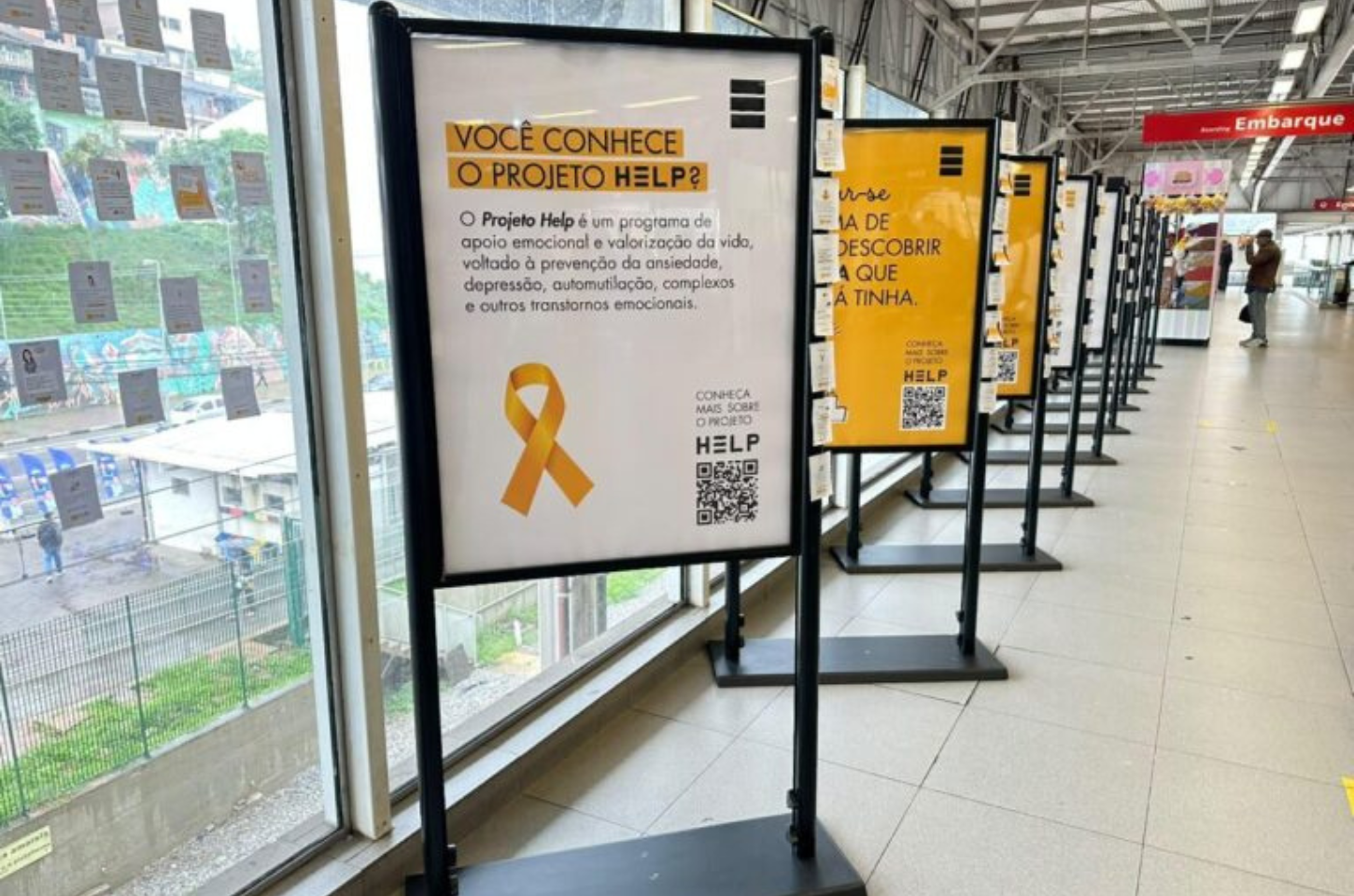 TIC Trens promove ações referente ao setembro amarelo nas estações de Franco da Rocha e Francisco Morato
