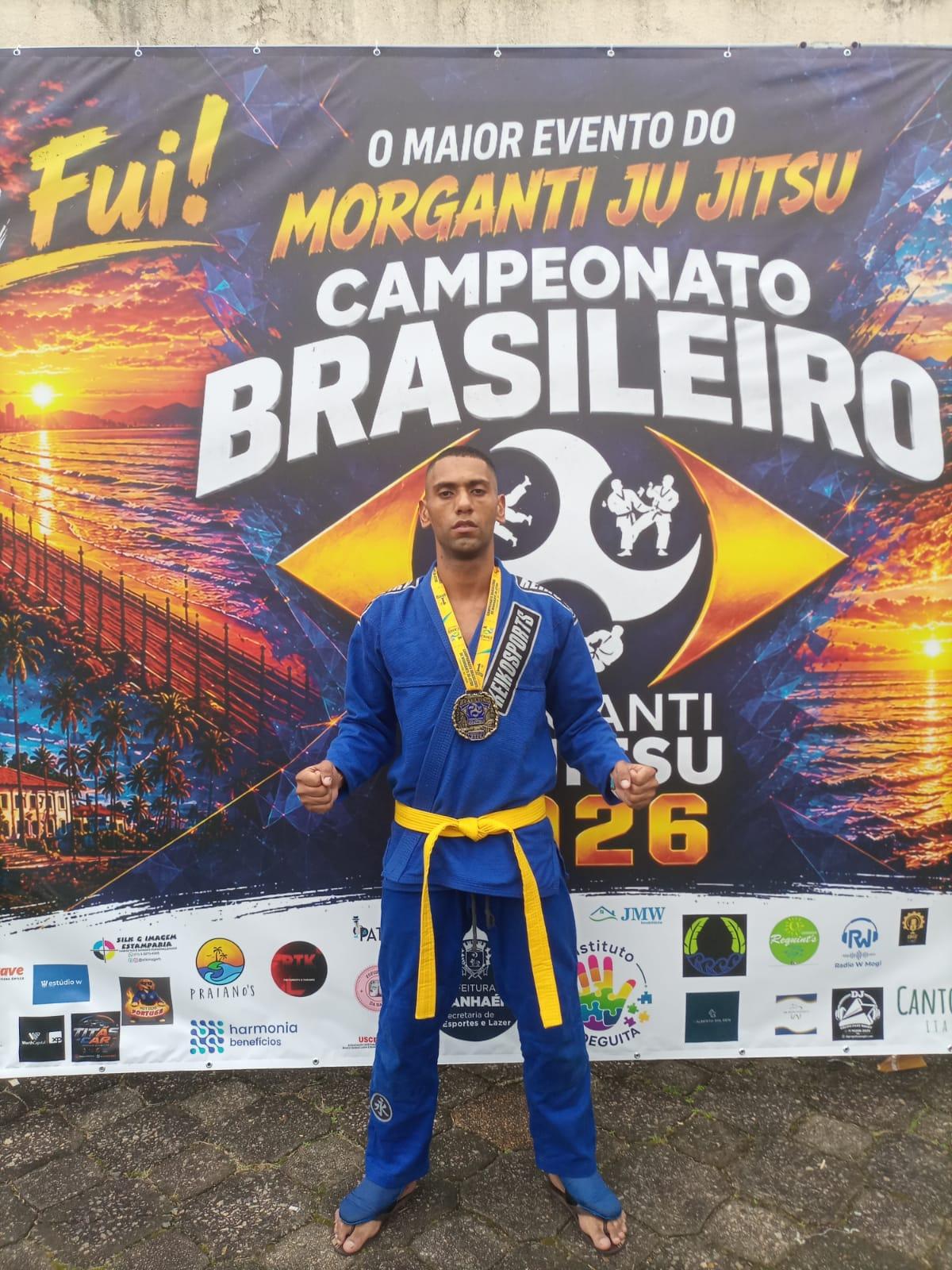 Kaique Oliveira chegou ao lugar mais alto do pódium