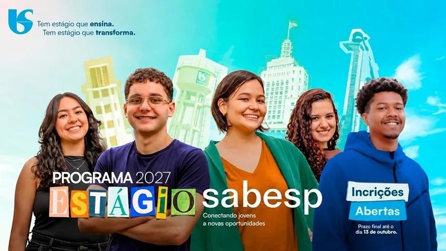 Sabesp abre inscrições para programa de estágio em cinco cidades paulistas