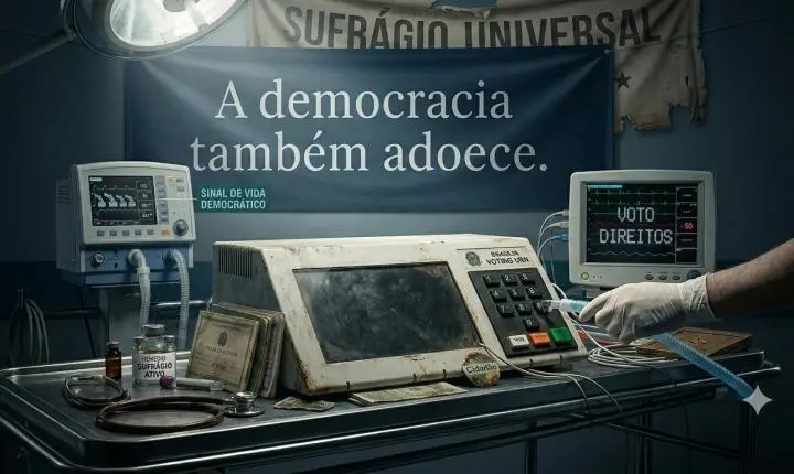 A democracia também adoece.
