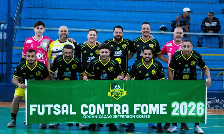 Futsal contra fome garante mais um ano de arrecadação e solidariedade na região do CiMBAJU