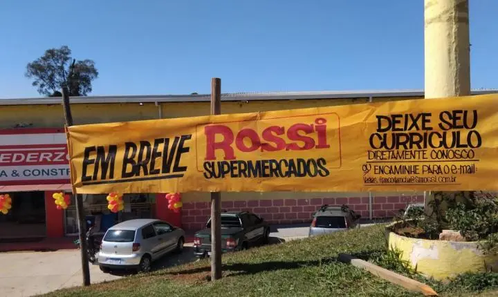 Supermercado Rossi que será aberto em Franco da Rocha divulga oportunidades de emprego