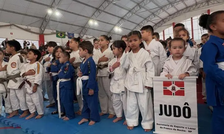 Torneio de Judô reúne cerca de 580 atletas no ginásio de Franco da Rocha